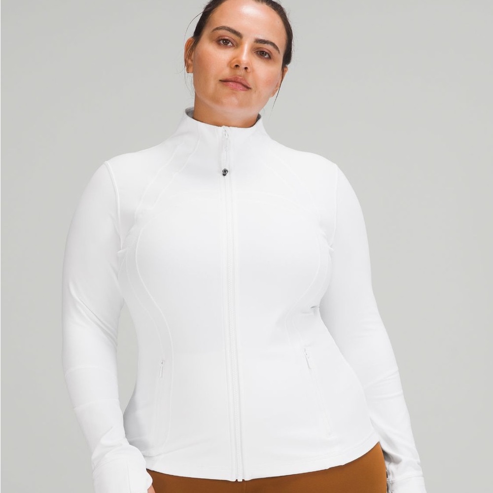 White Lululemon define jacket Luon size 6